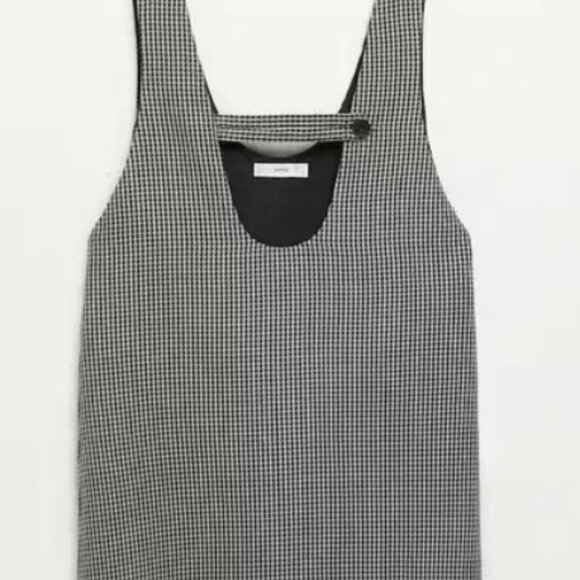 MNG Mango Check Short Dress - Picture 4 of 5